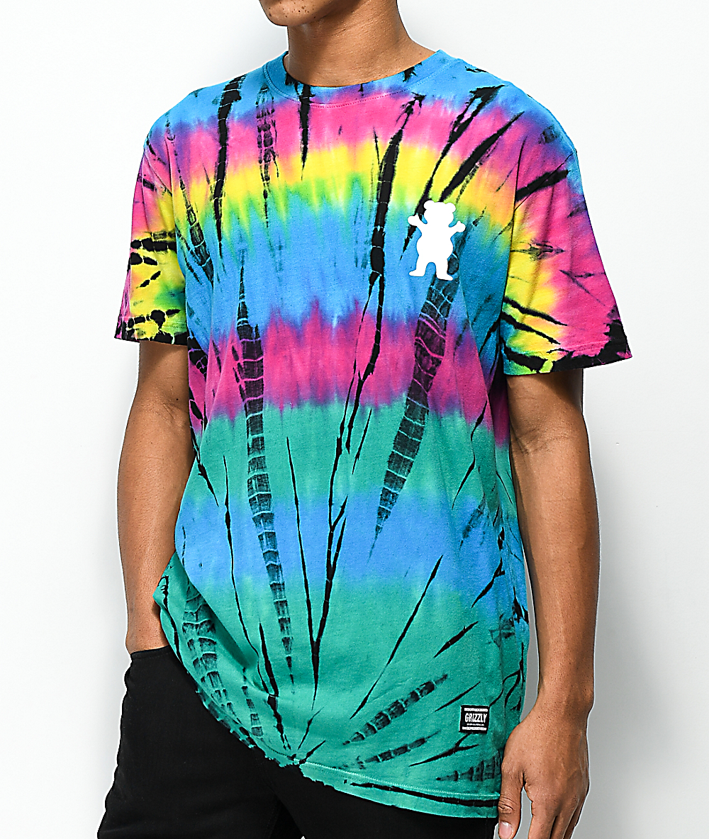 clouds tie dye shirt