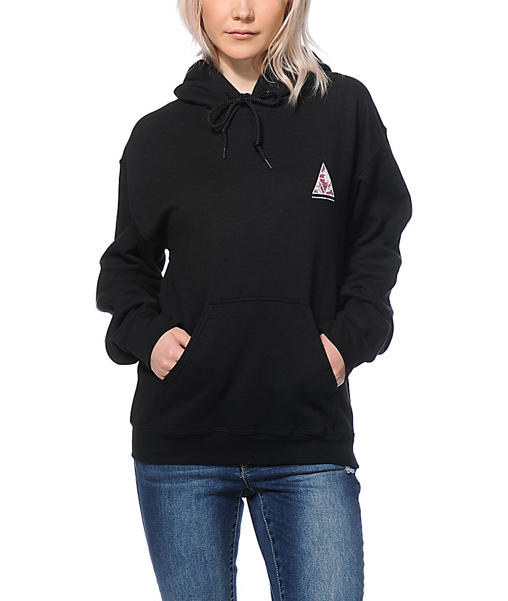 huf triangle hoodie