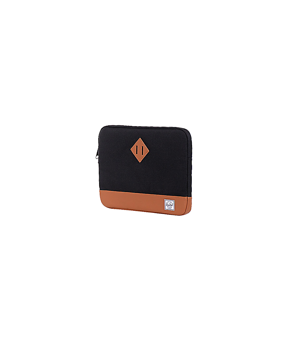 Herschel Supply Co. Heritage Black Laptop Sleeve Zumiez