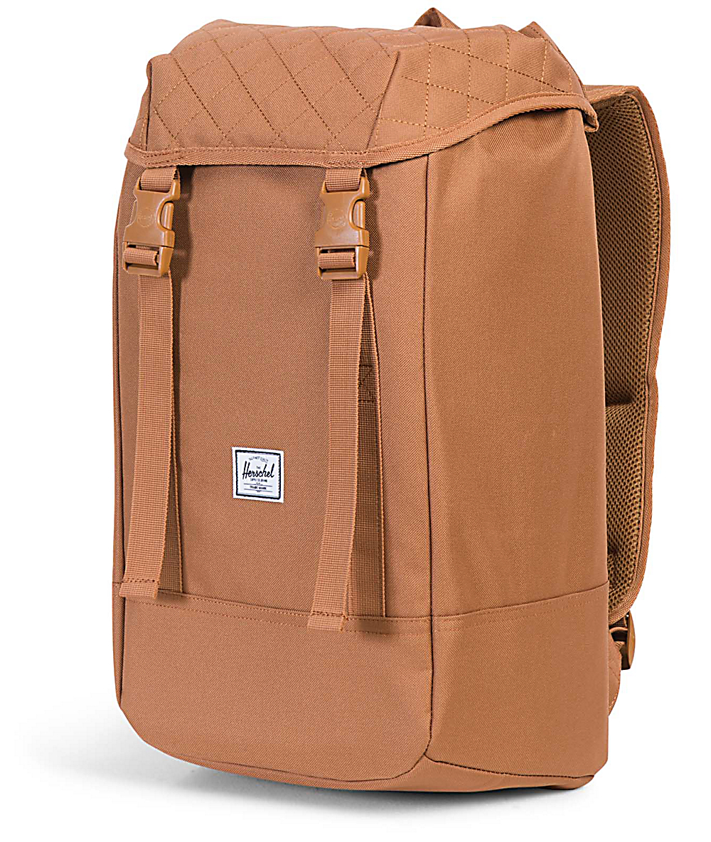 Herschel Supply Co. Iona Caramel Quilted 24L Backpack Zumiez