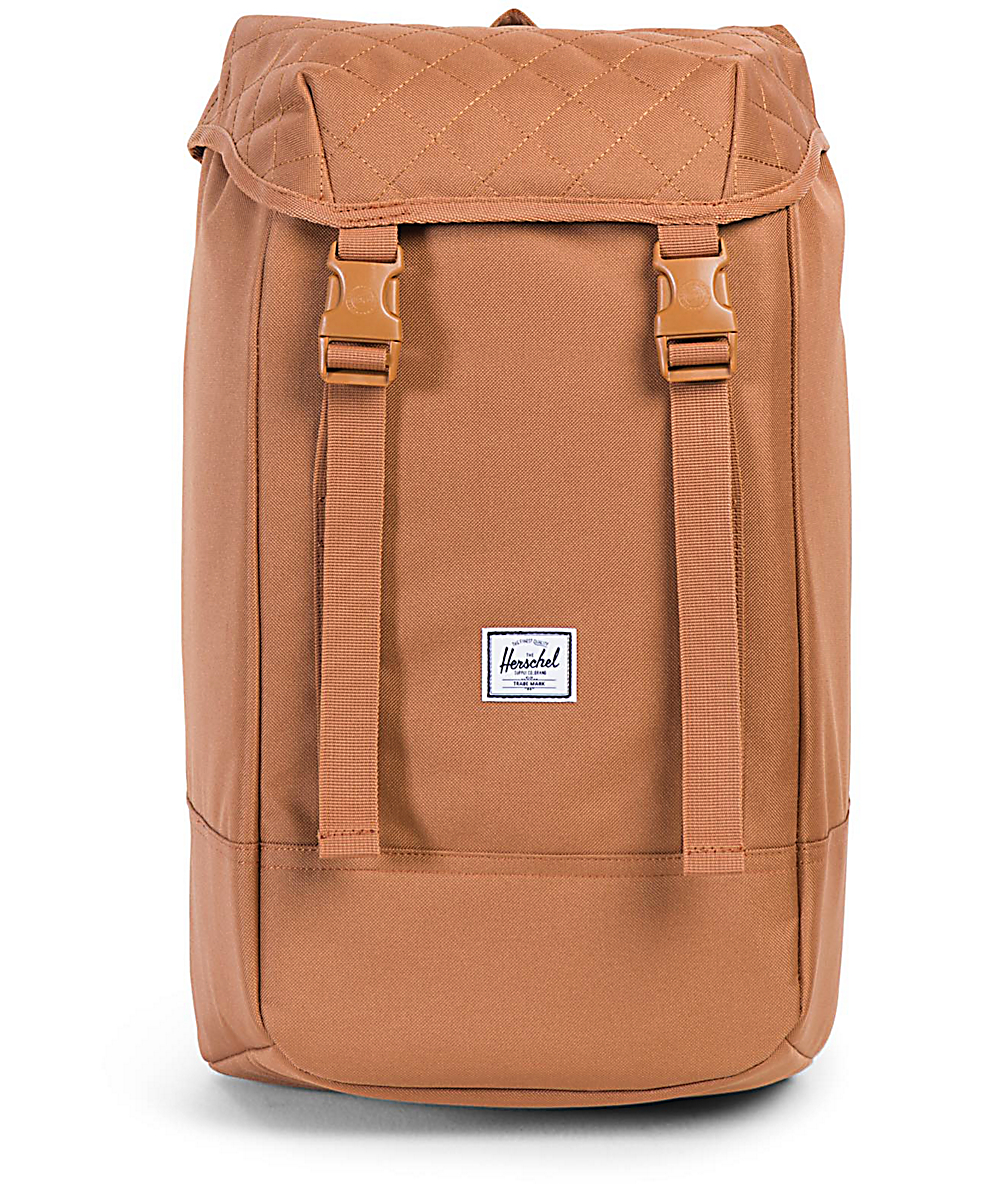 Herschel Supply Co. Iona Caramel Quilted 24L Backpack Zumiez