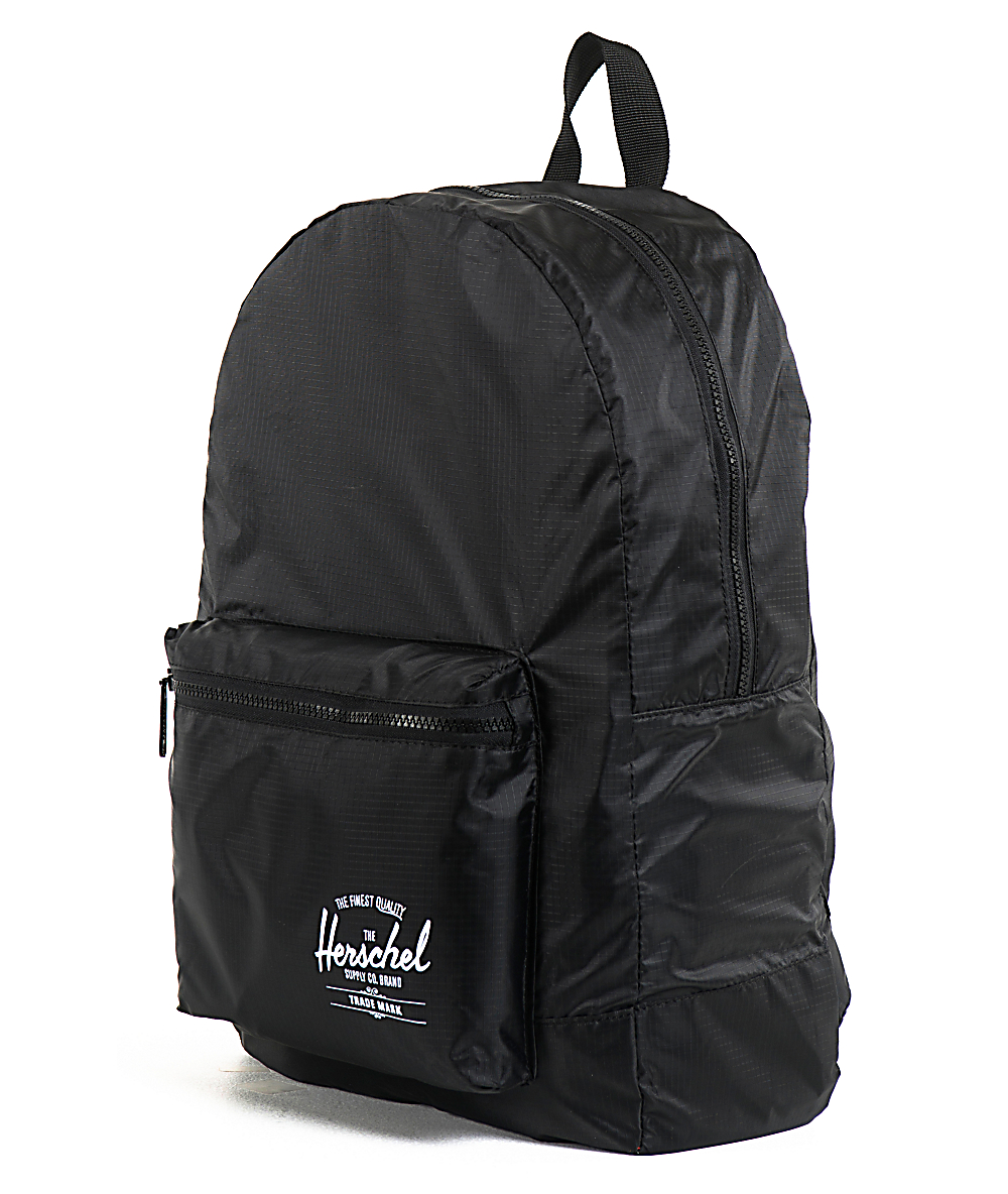 Herschel Supply Co. Packable Daypack Black Backpack Zumiez