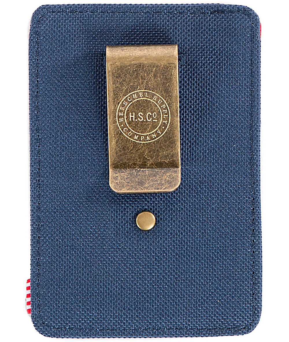Herschel Supply Co. Raven Cardholder Moneyclip Wallet Zumiez