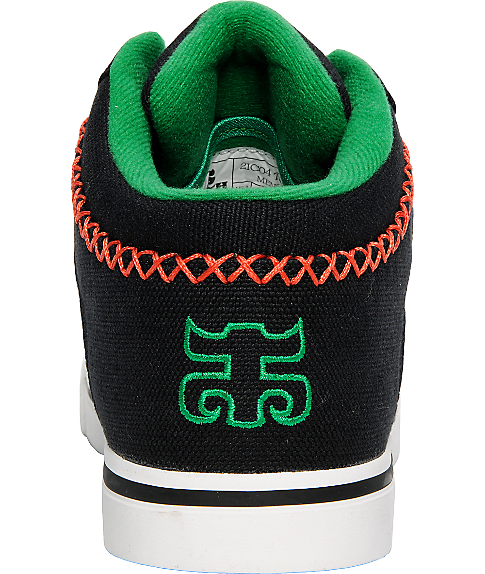 Ipath Reed Black Rasta Hemp Shoes Zumiez