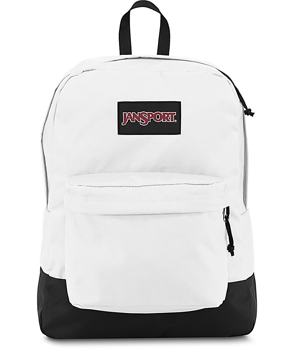 Jansport Superbreak White 25L Backpack Zumiez