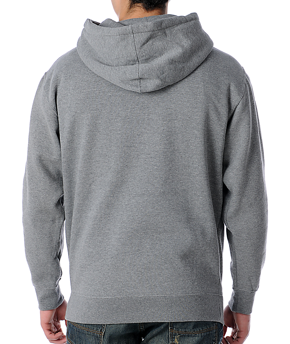 KR3W Original Heather Grey Pullover Hoodie | Zumiez