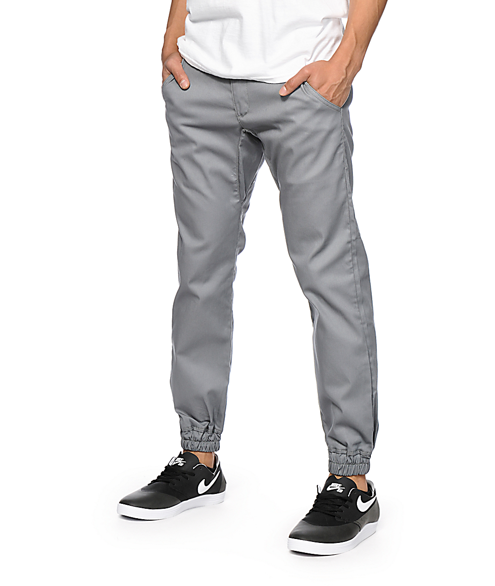 dark grey jogger pants