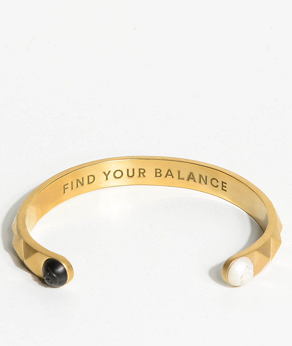 Lokai Cuff Gold Bracelet Zumiez