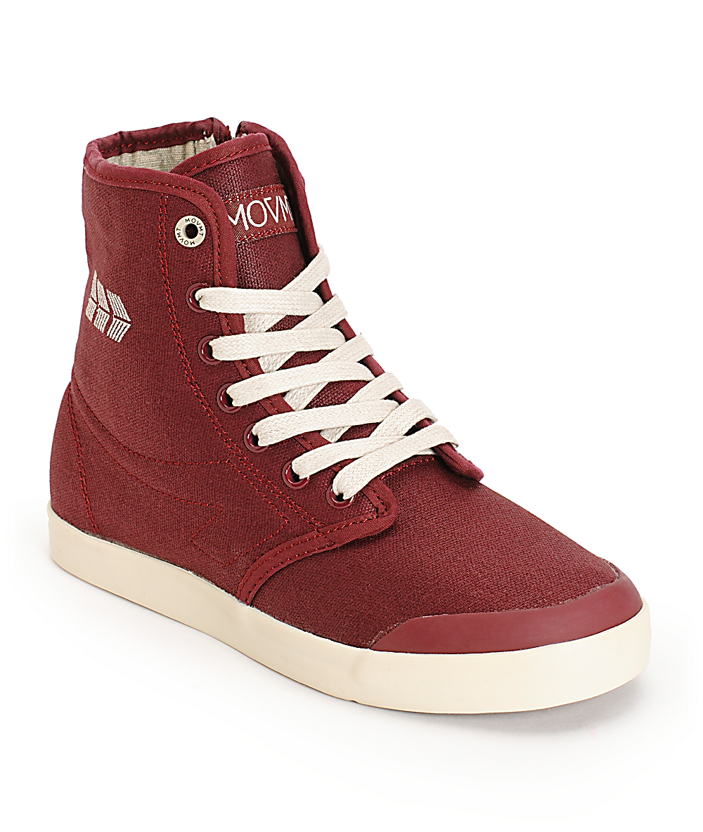 MOVMT Marcos Hi Wine Shoes Zumiez