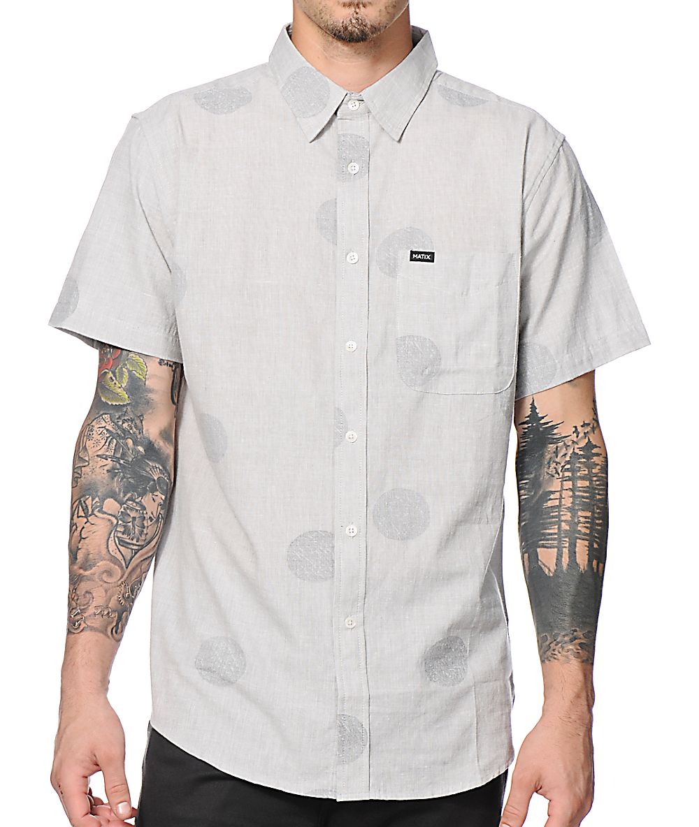 zumiez short sleeve button up