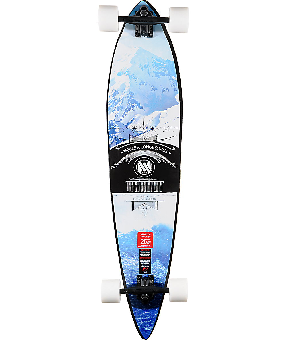 Mercer Forecast 42" Pintail Longboard Complete Zumiez
