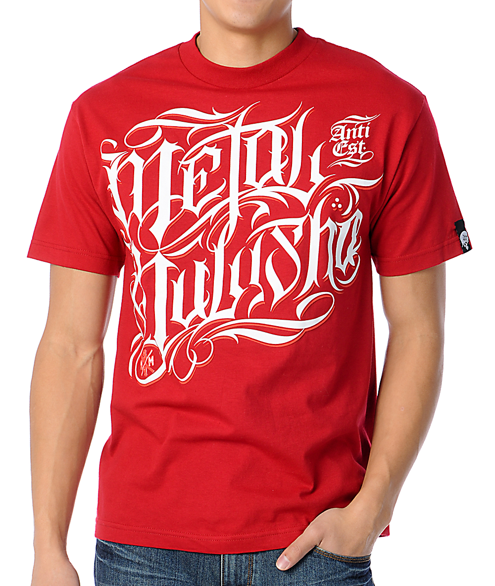 Metal Mulisha Cynical Red TShirt Zumiez