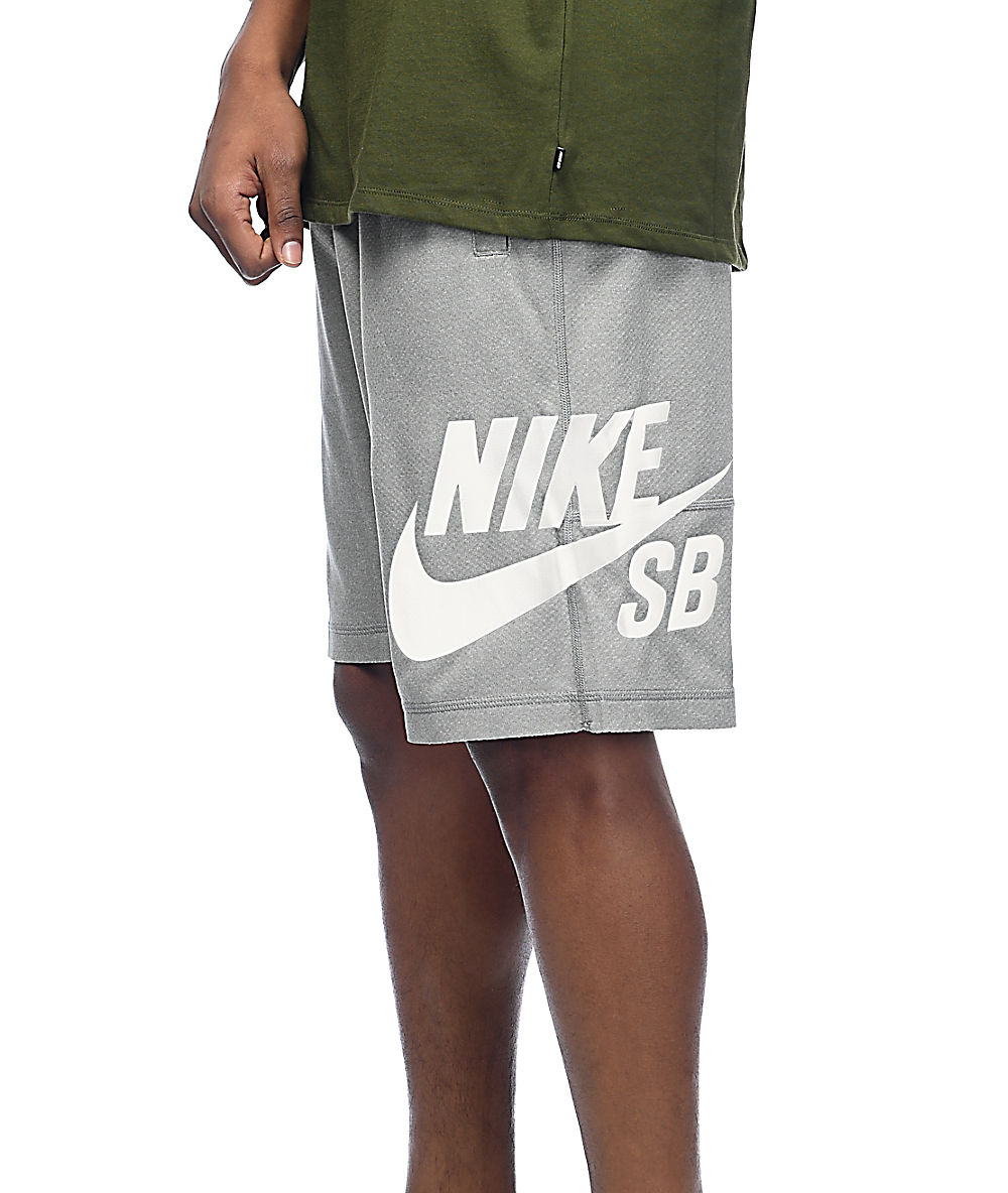Nike SB DriFit Sunday Grey Shorts Zumiez