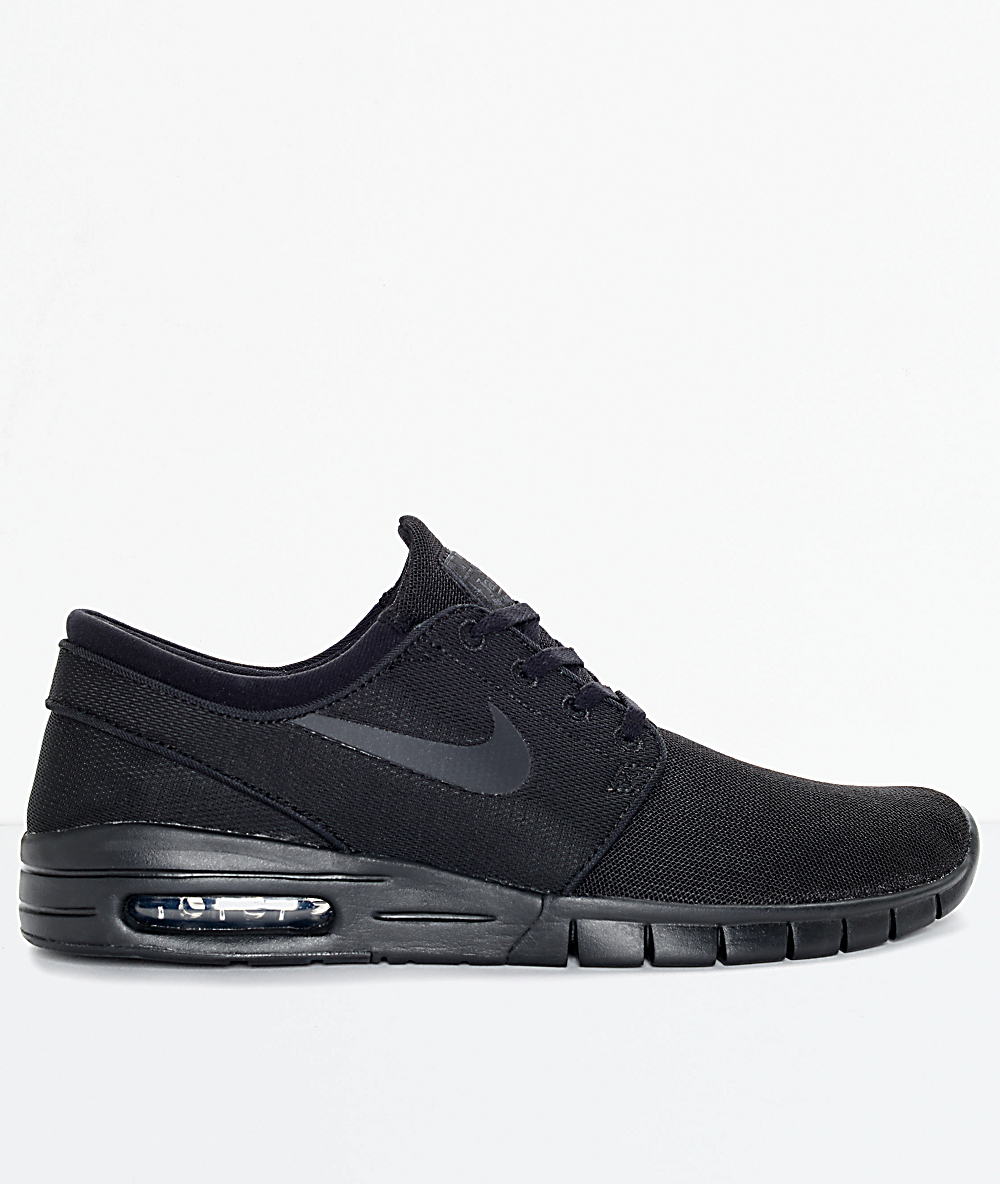 nike janoski max all black