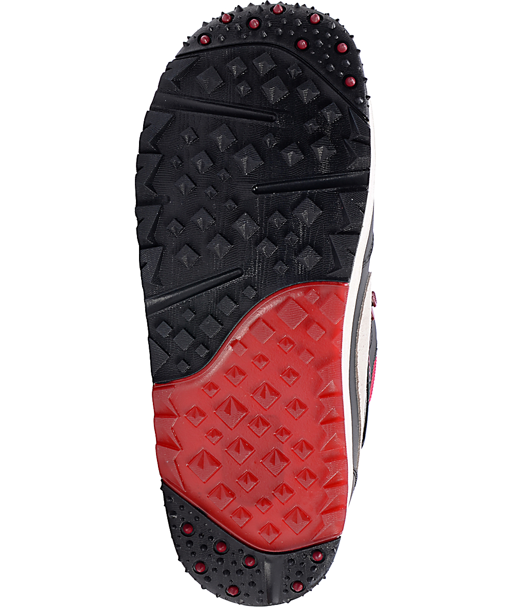 red snowboard boot laces