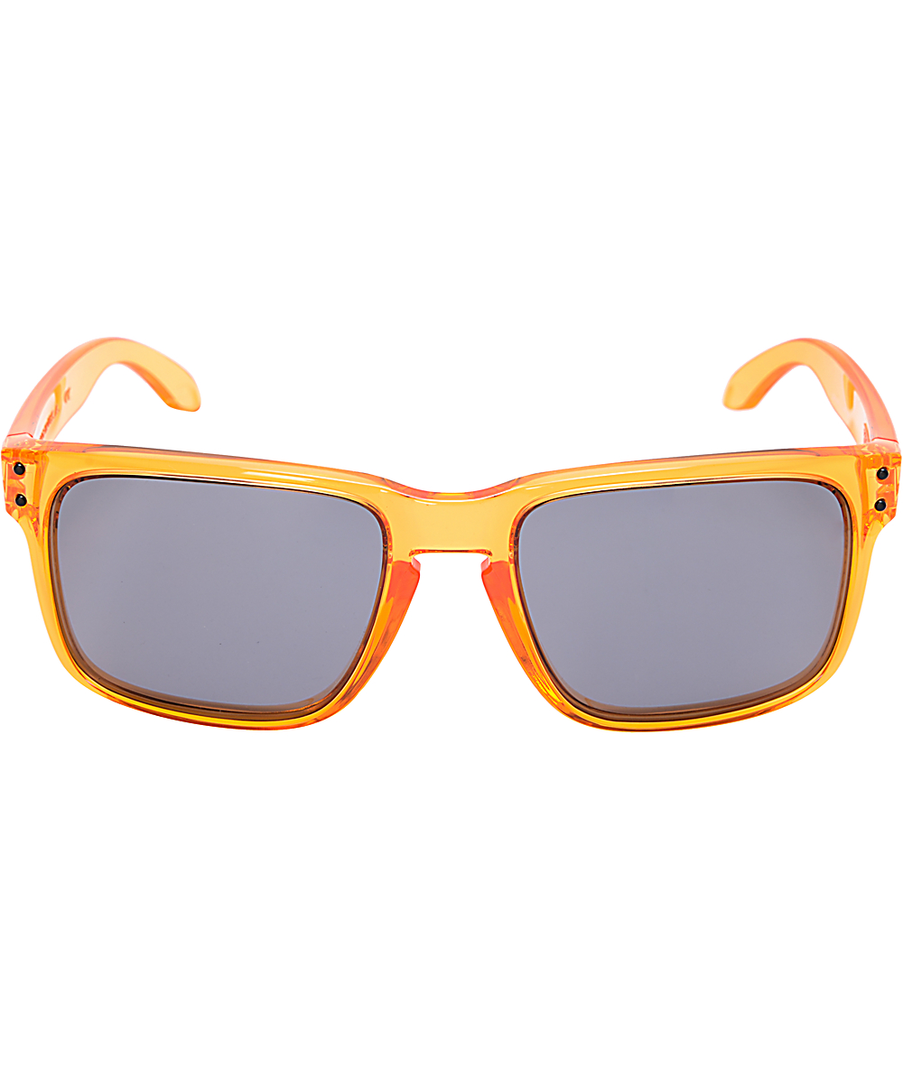 Oakley Holbrook Crystal Orange Sunglasses Zumiez