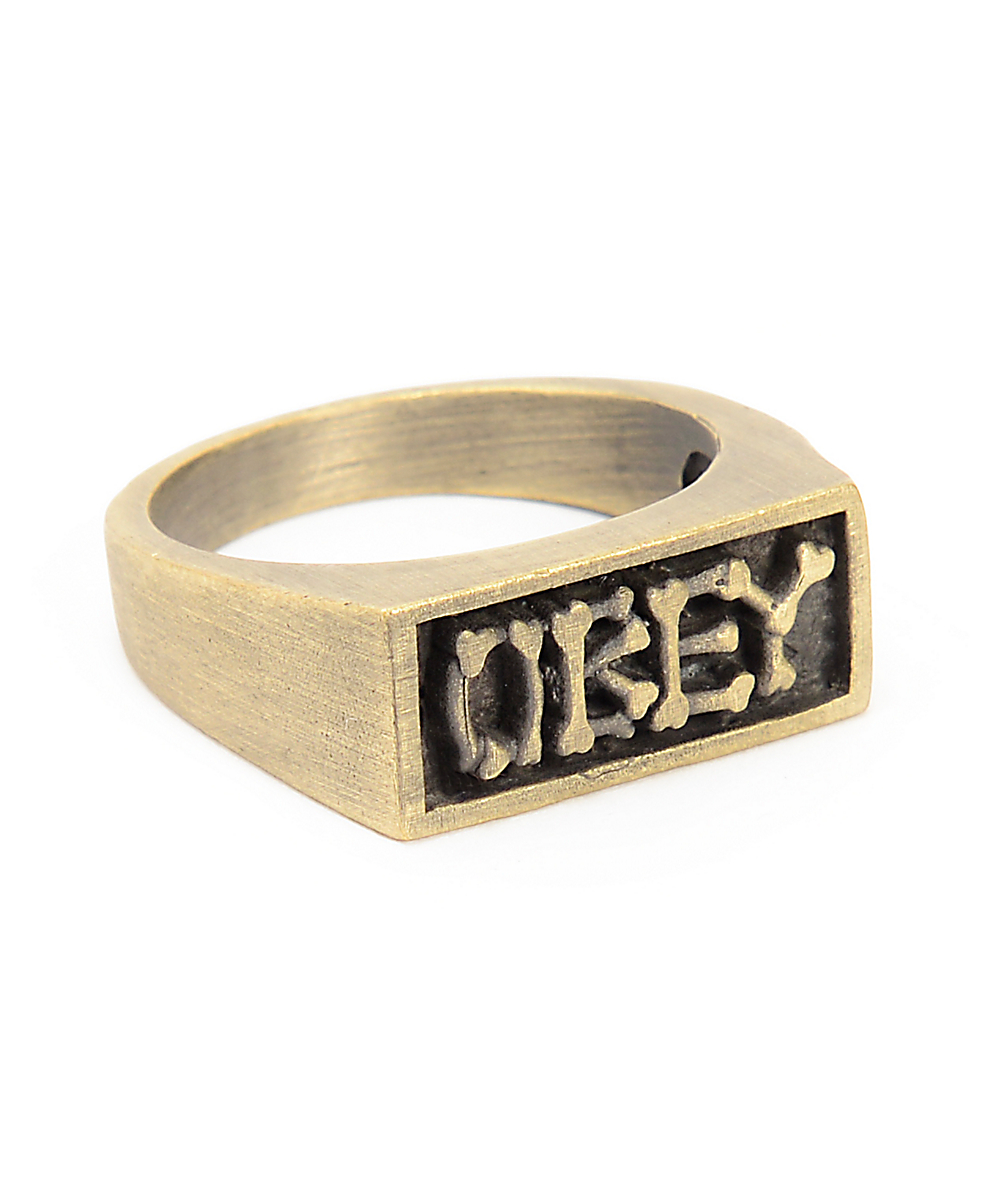 Obey Boney Brass Ring Zumiez