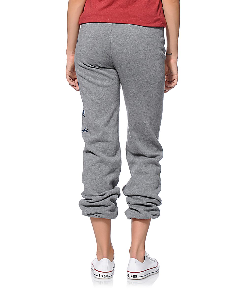 dark heather grey sweatpants