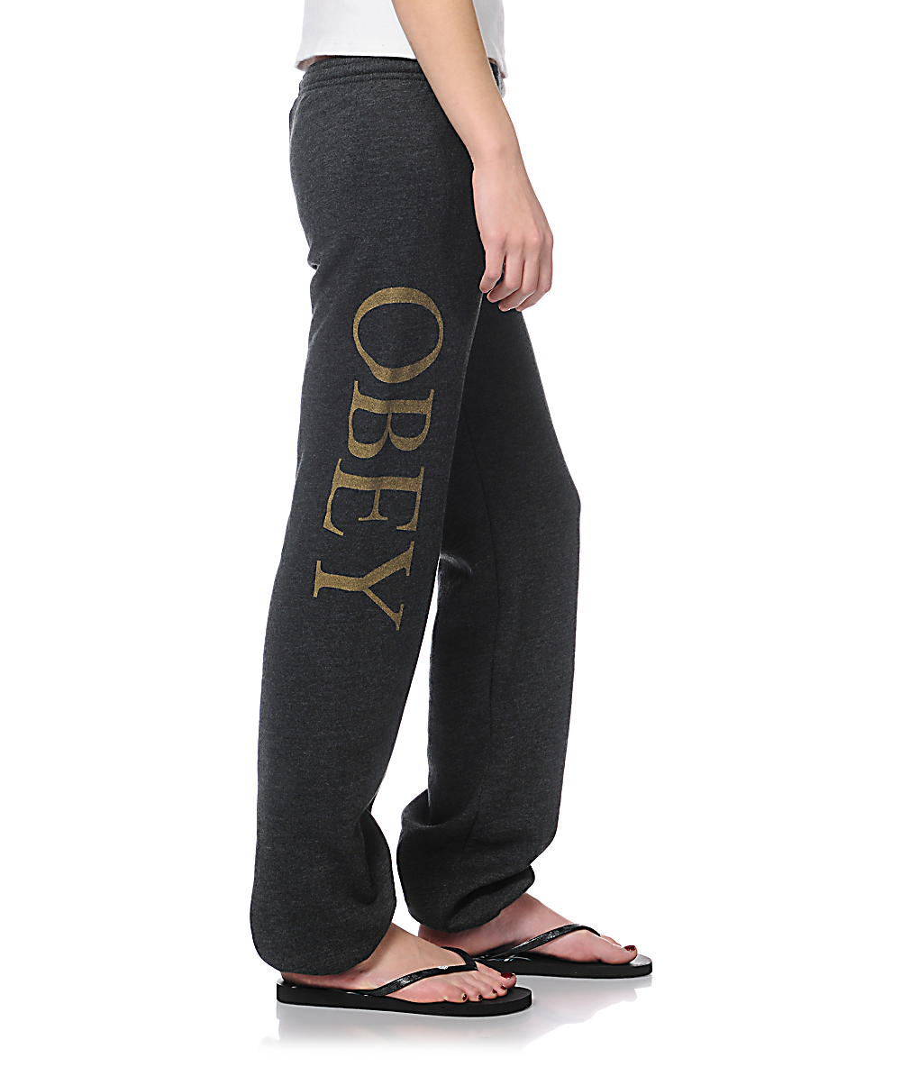 obey butterfly sweatpants