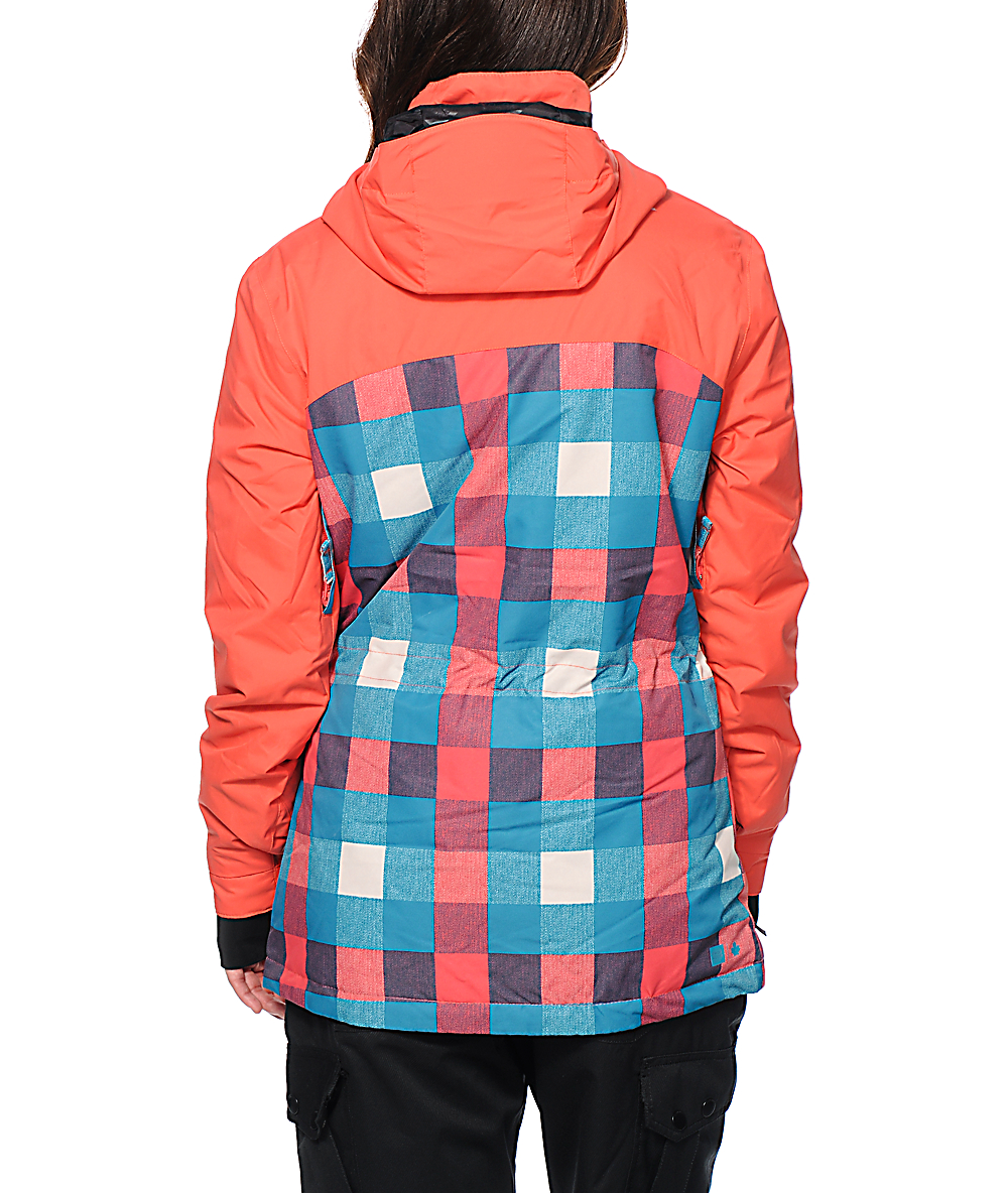 PWDR Room Avenue Plaid 5K Snowboard Jacket Zumiez