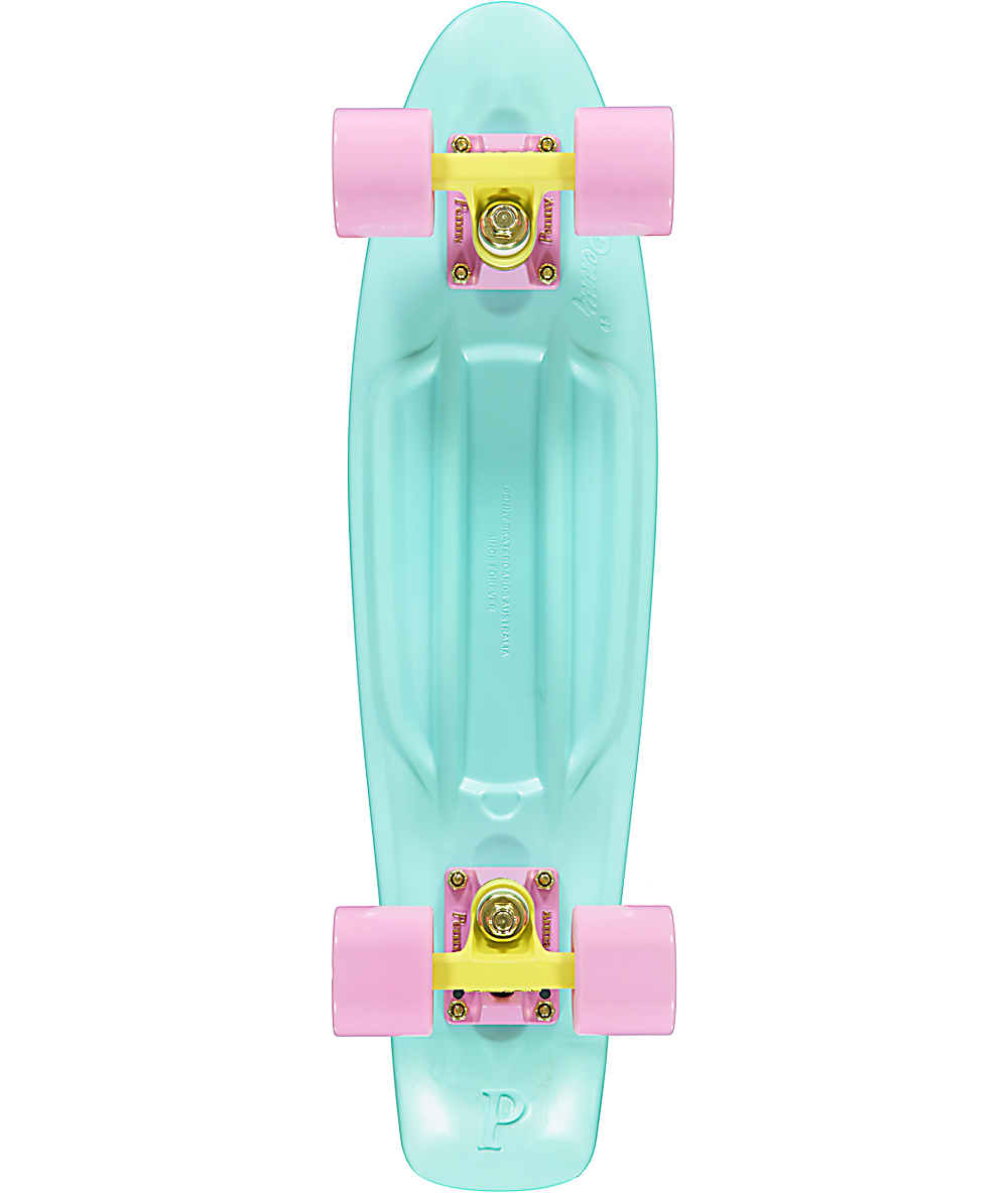 Penny Original Pastel Mint 22" Cruiser Complete Skateboard Zumiez