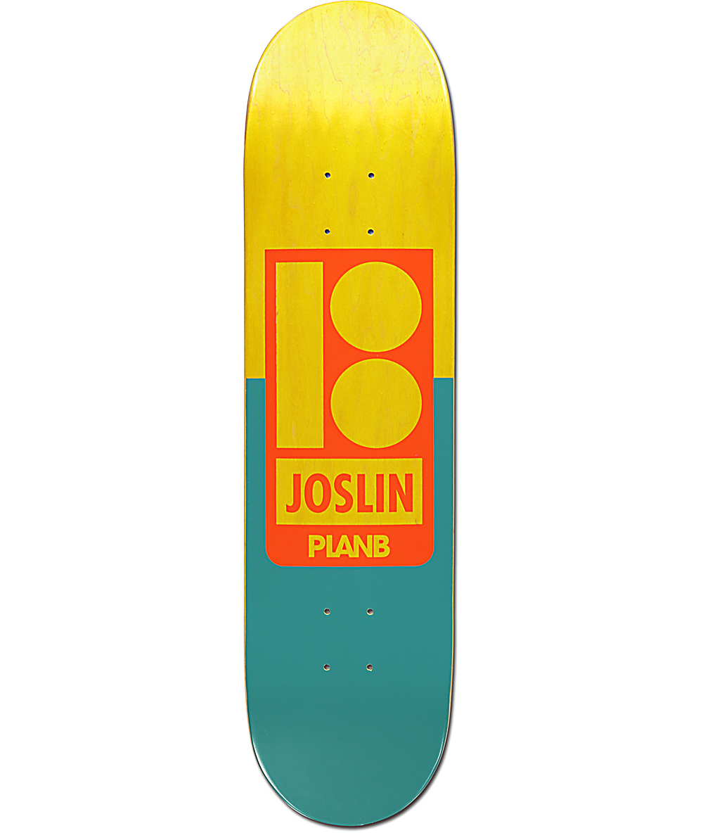Plan B Joslin Sections 8.0" Skateboard Deck Zumiez
