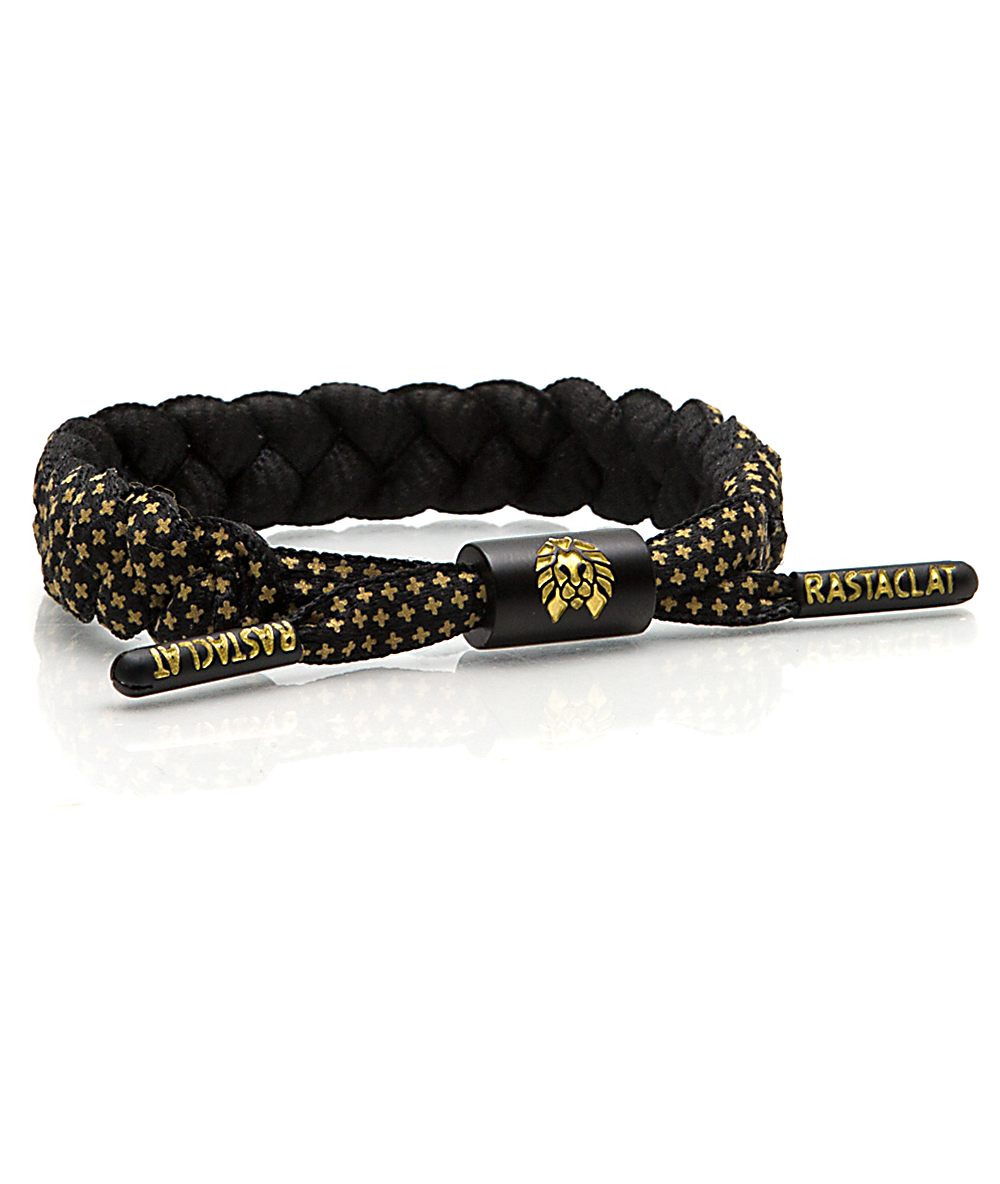 Rastaclat Positivity Gold Reflective Bracelet Zumiez