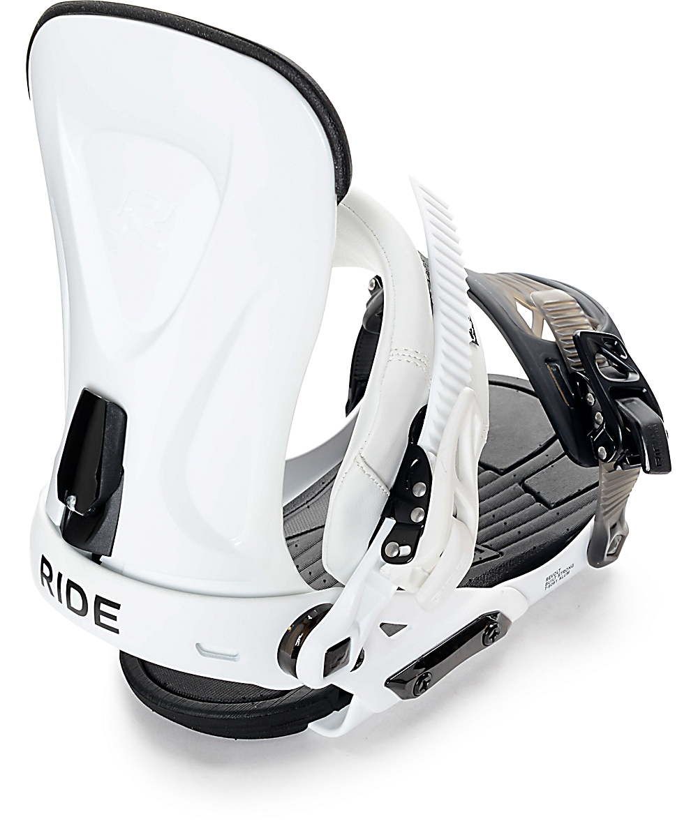 Ride Revolt White Snowboard Bindings Zumiez