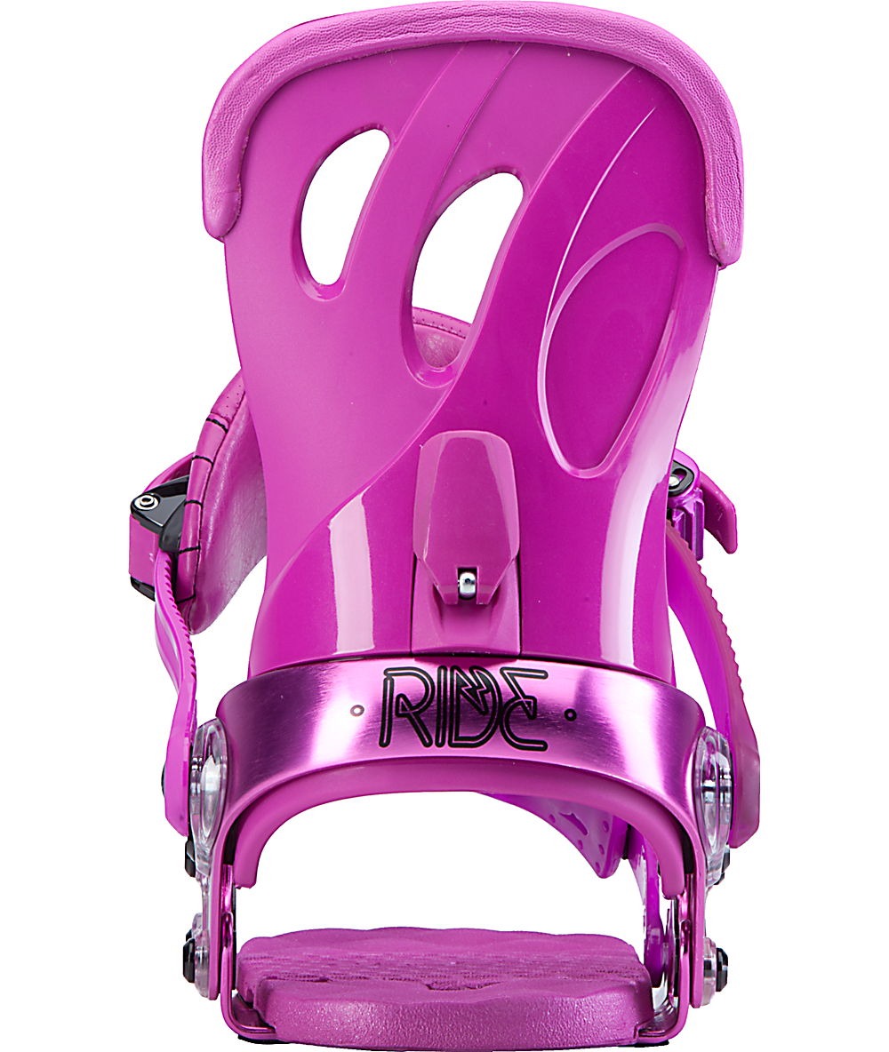 Ride VXn Pink Womens Snowboard Bindings Zumiez