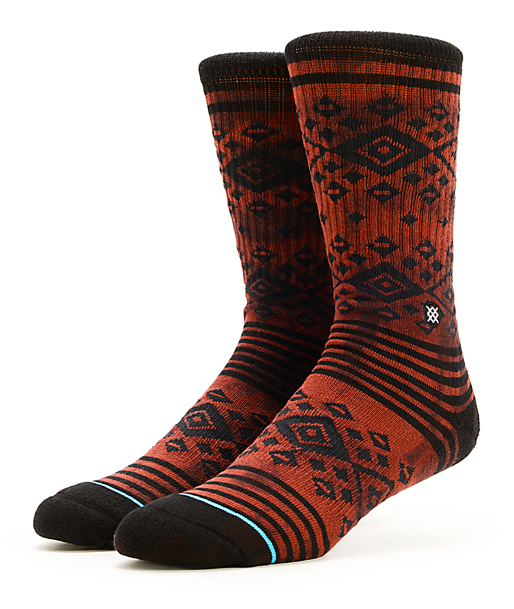 Stance Wiggly Crew Socks Zumiez