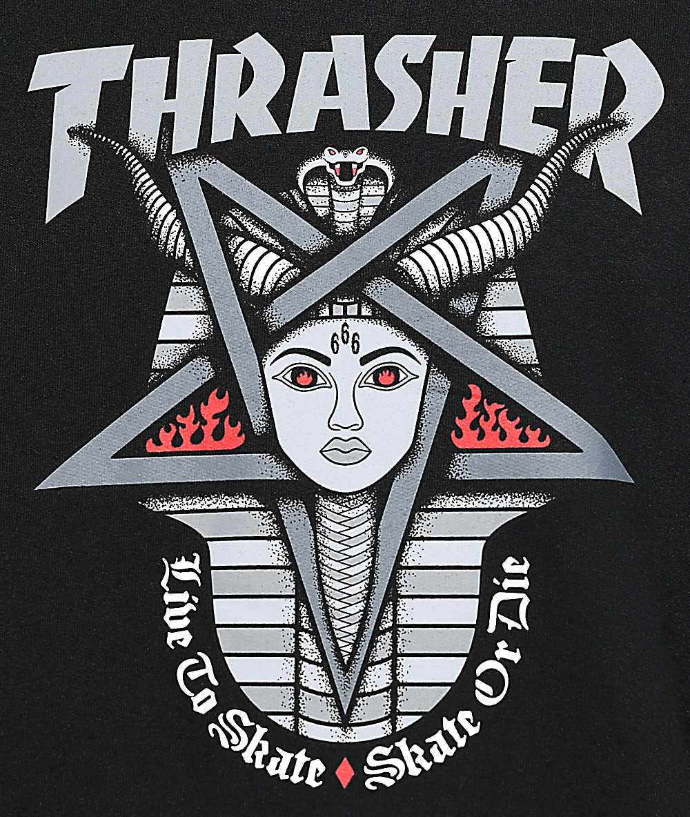 thrasher goddess crewneck