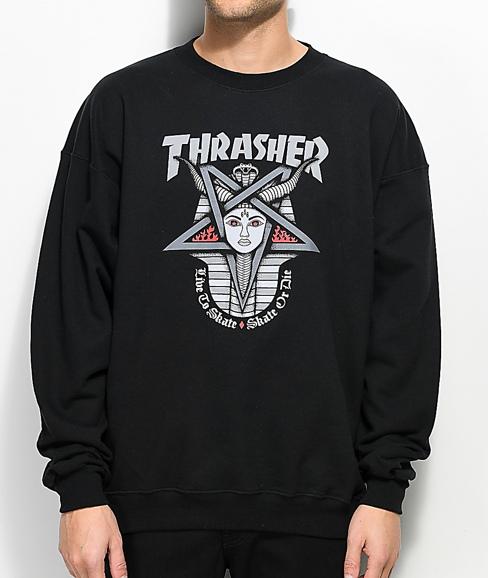 thrasher goddess crewneck