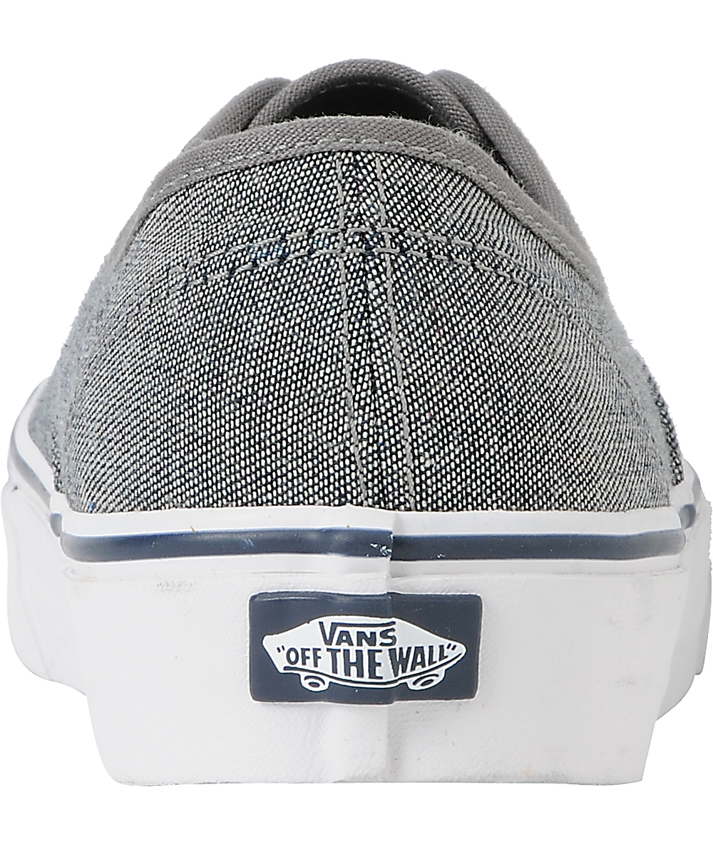 vans authentic pewter