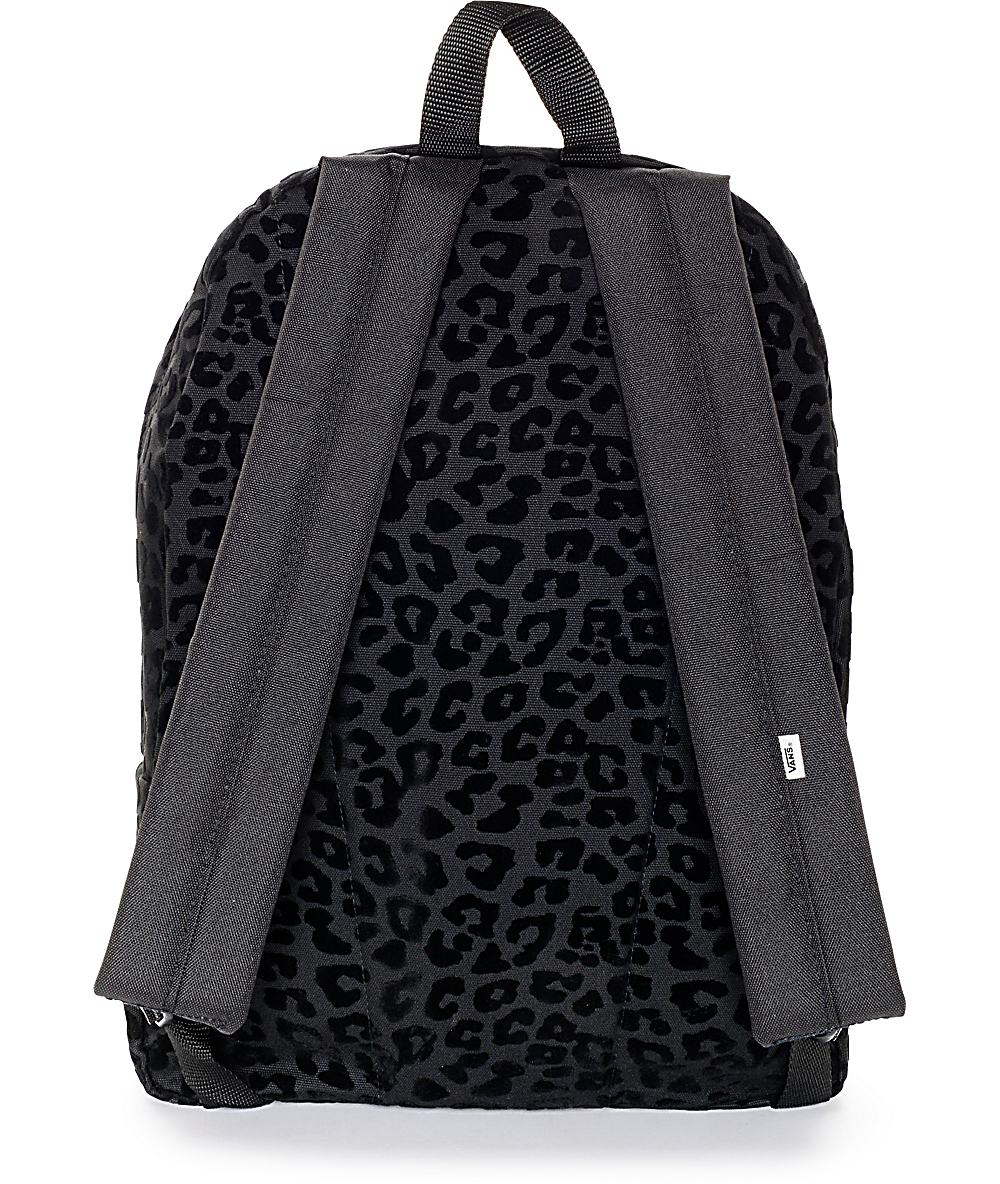 Vans Realm Leopard Flock Backpack Zumiez