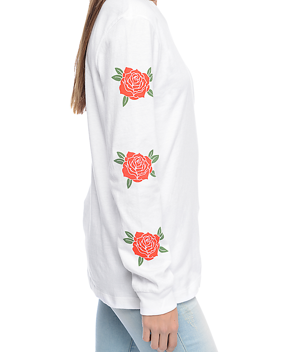 vans shirts with roses