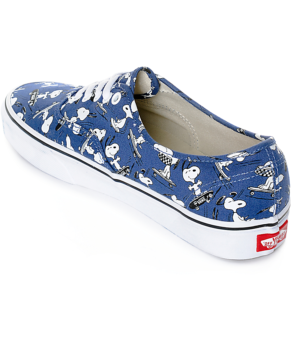 Vans X Peanuts Authentic Snoopy Skate Shoes Zumiez