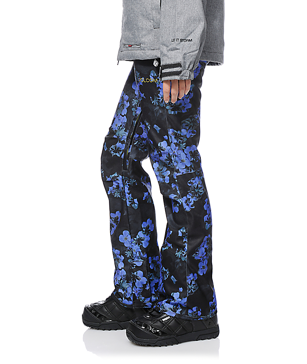 floral snowboard pants