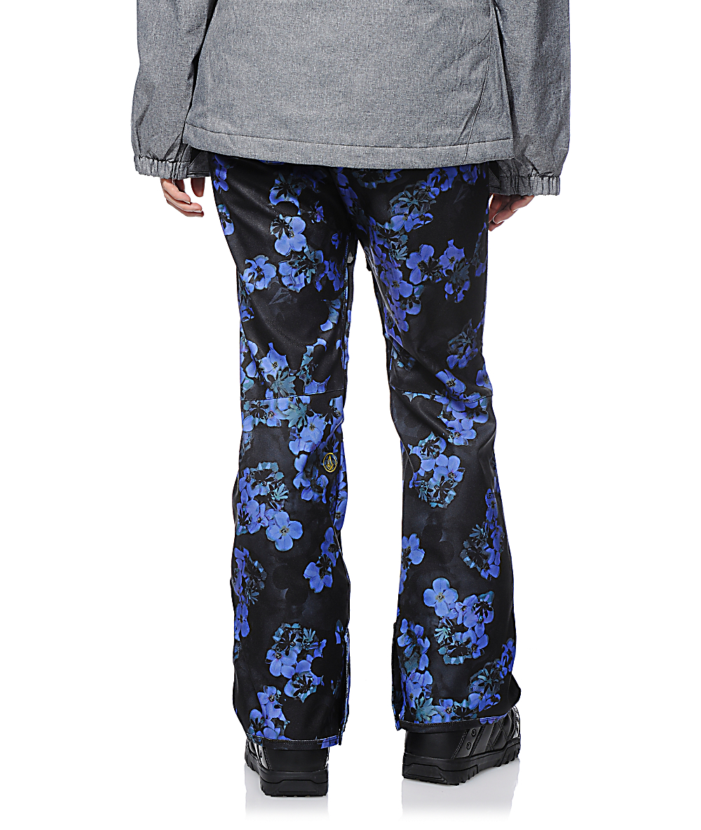 floral snowboard pants