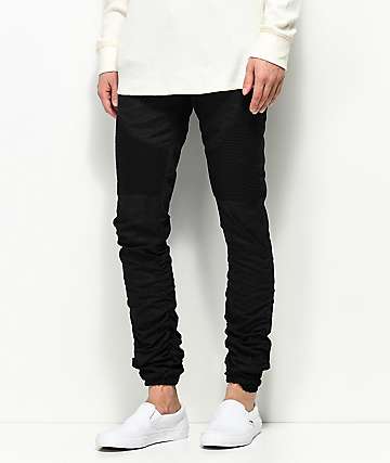 moto twill joggers