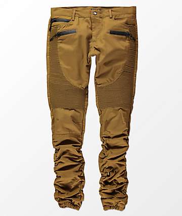 moto twill joggers