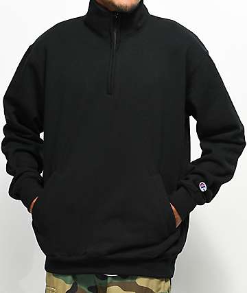 champion black sweater