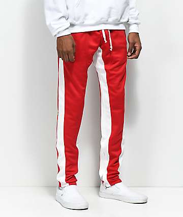 crysp denim track pants