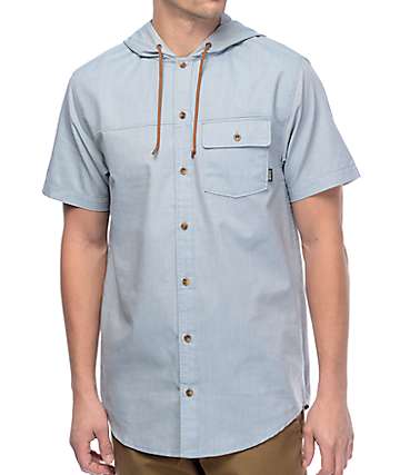 light blue button up shirt men