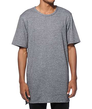 split hem t shirt men