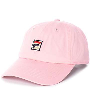 pink fila bucket hat