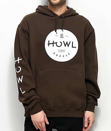 essential brown hoodie