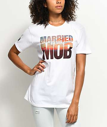 Married To The Mob We all need some good MTTM styles in our closets. Shop the newest graphic tees, sweats, snapbacks, tanks, leggings and more from NYC based super rad women’s street inspired urban wear brand Married To The Mob, dedicated to all of the bad b*tches around the world.