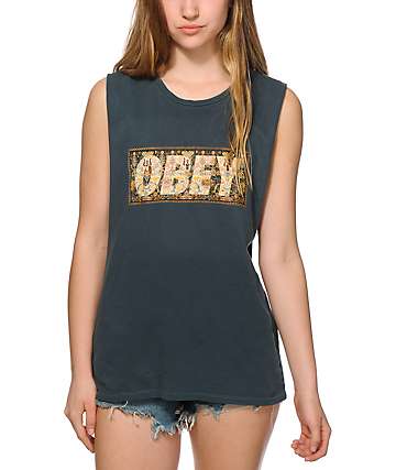 Obey Drug Rug Muscle Tee