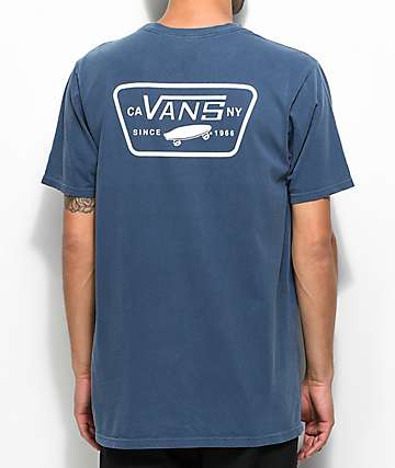 camisa vans azul