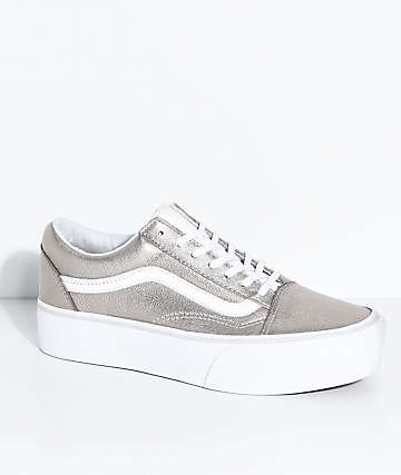 vans old skool platform gris vans old skool platform gris